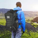 Jueachy Tactical Backpack for Men Hiking Day Pack Molle Military Rucksack Waterproof 30L EDC Bag with USA Flag Patch - Image 8